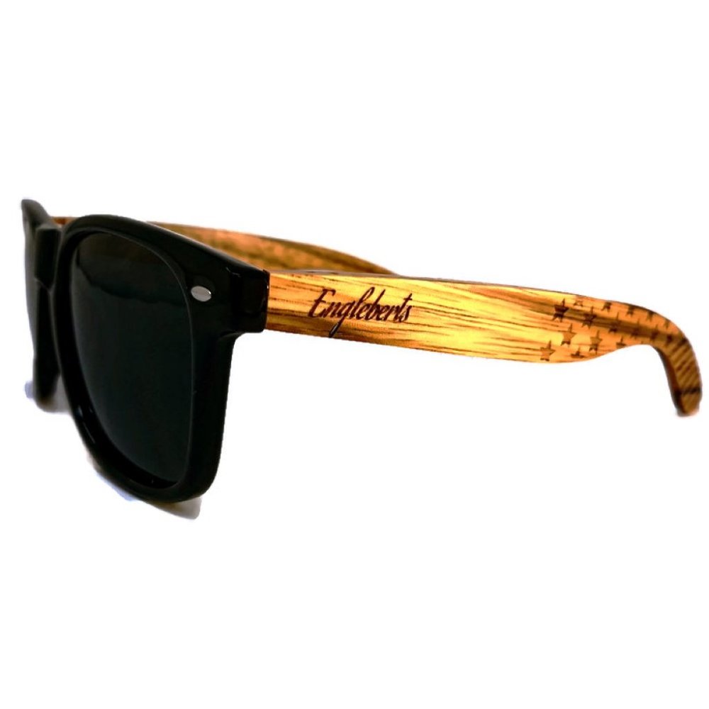 Engleberts Handcrafted Zebrawood Sunglasses - New